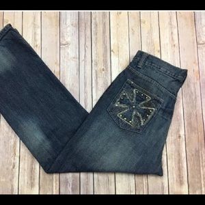 D-Lux Distressed Jeans Size 36 Street Wear